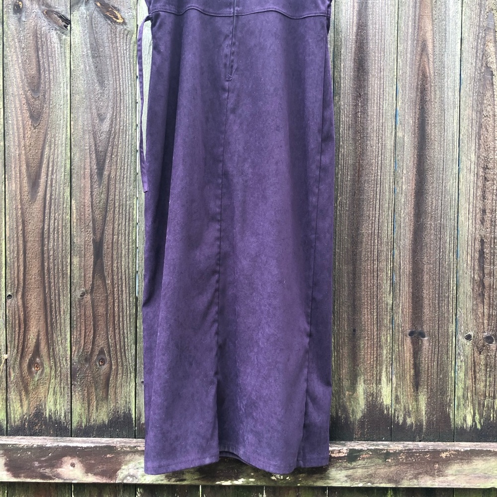 Eric Charles Vintage Smock Dress Pinafore Jumper Size M Purple - Picture 10 of 13